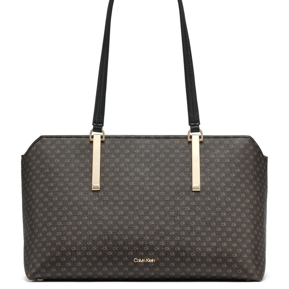 Calvin Klein Handbags - Calvin Klein Black and Brown Shoulder Bag